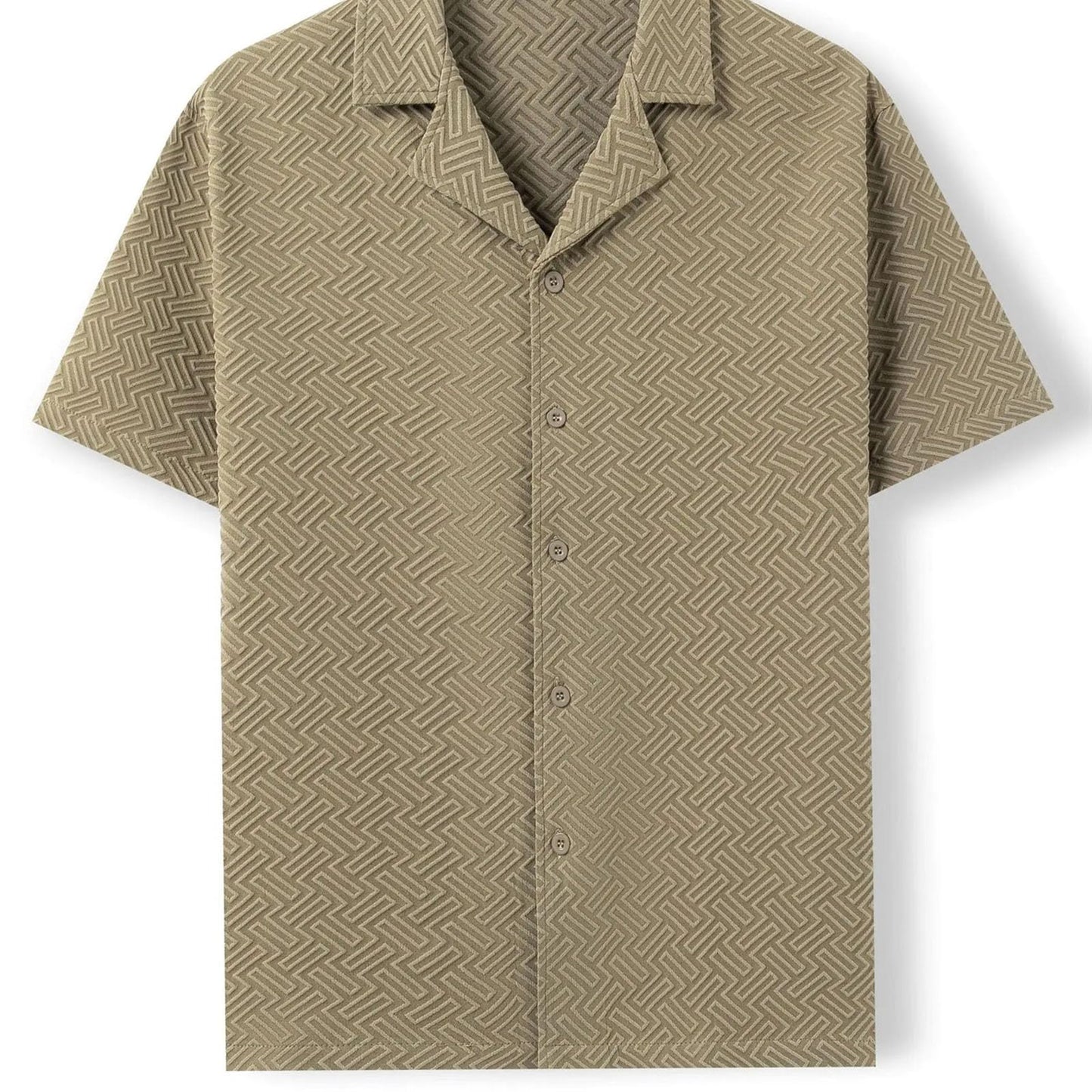 Textured Short Sleeve Shirt – Lightweight & Breathable