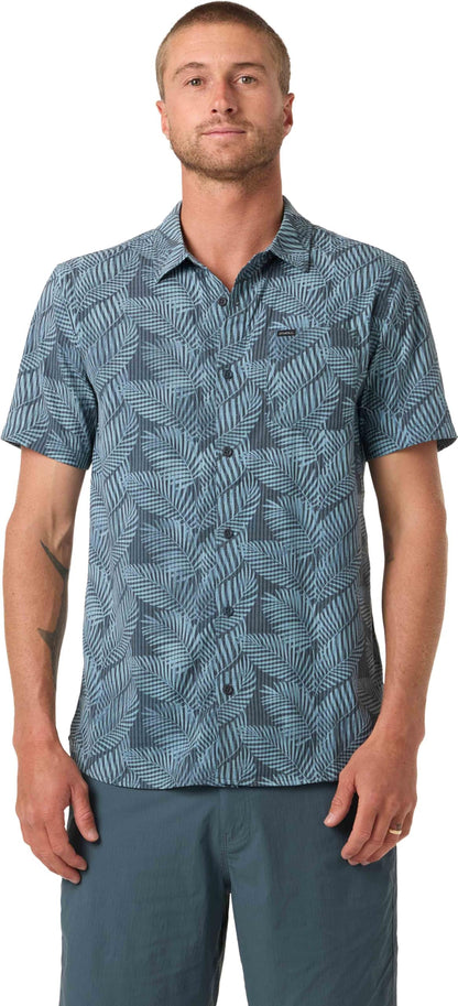 Perforated Printed Performance Shirt – Lightweight Comfort