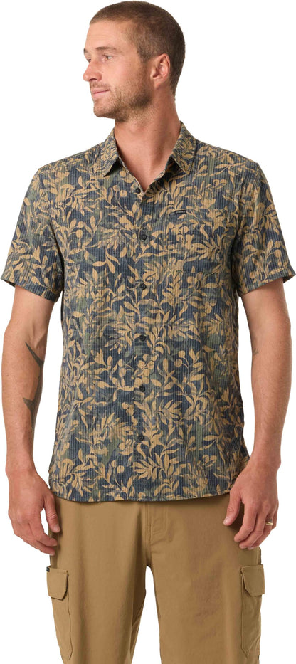Perforated Printed Performance Shirt – Lightweight Comfort