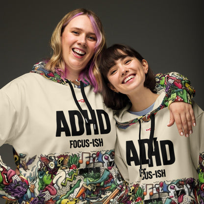 ADHD Warrior Heavyweight Hoodie – Neurodivergent Pride