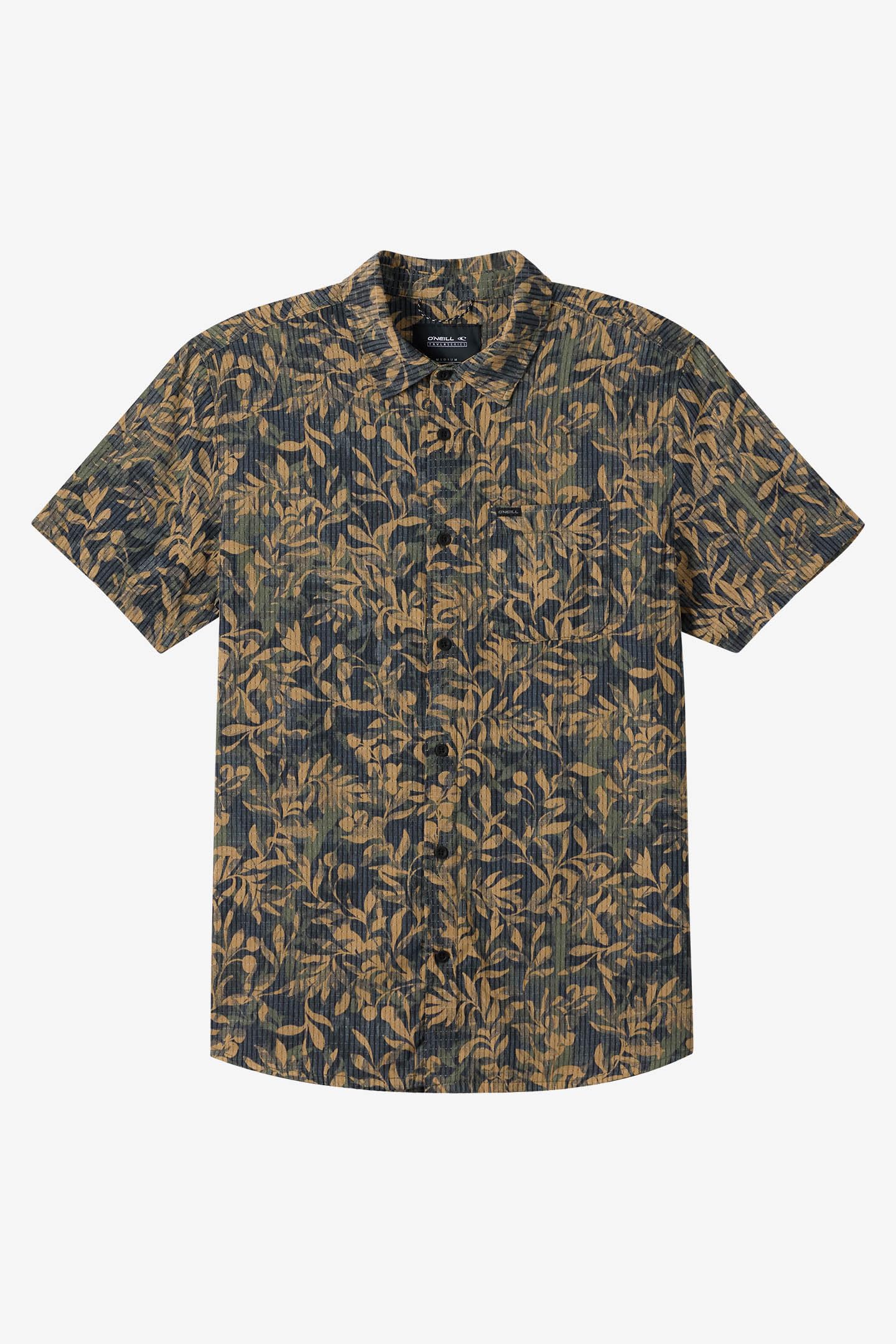 Perforated Printed Performance Shirt – Lightweight Comfort