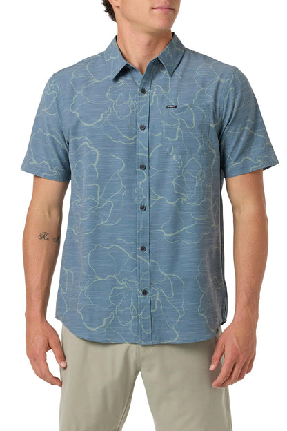 UPF Slub Short Sleeve Woven Shirt – Relaxed Fit
