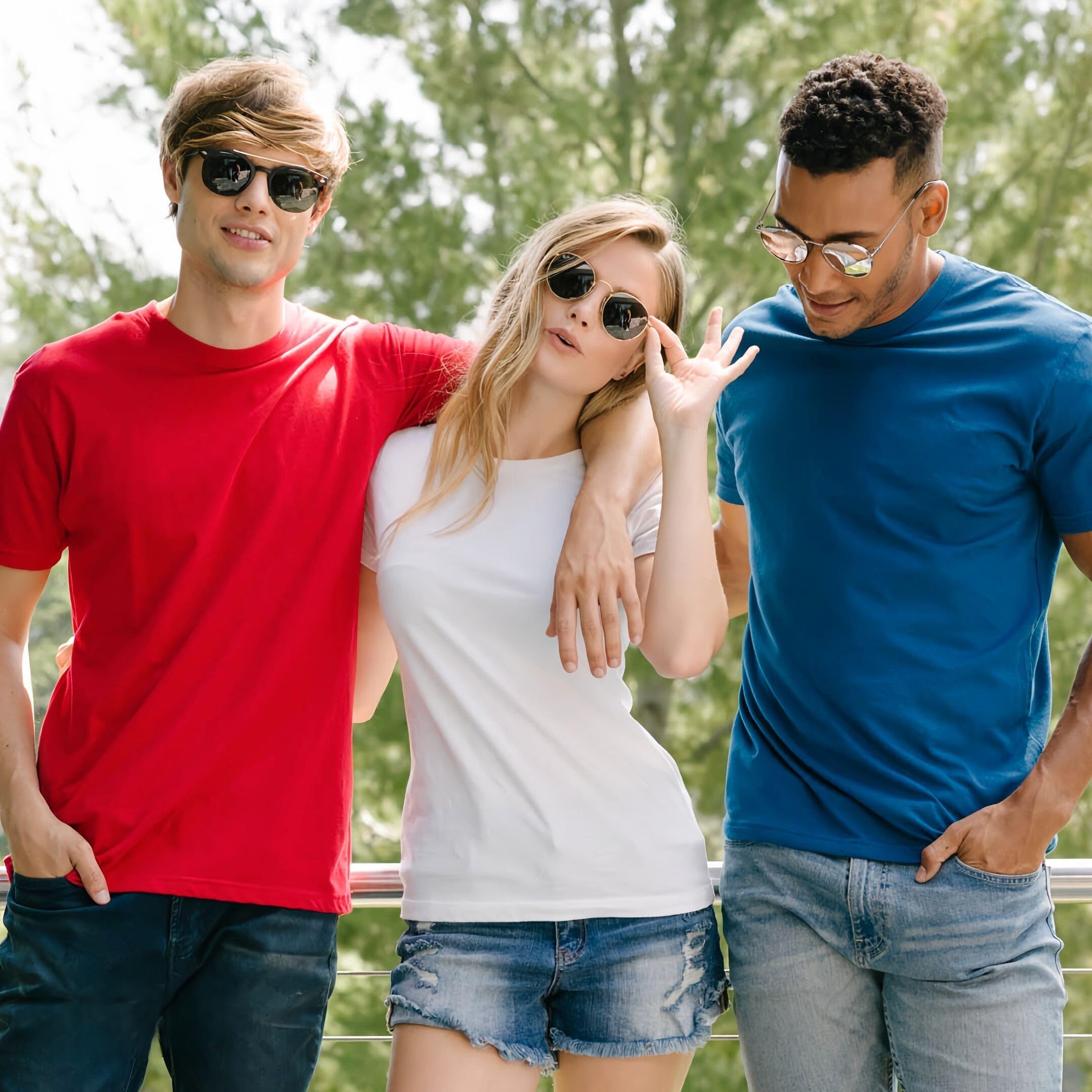 Cotton Short Sleeve T-Shirt Set (6-Pack) – Multicolor