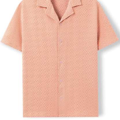 Textured Short Sleeve Shirt – Lightweight & Breathable