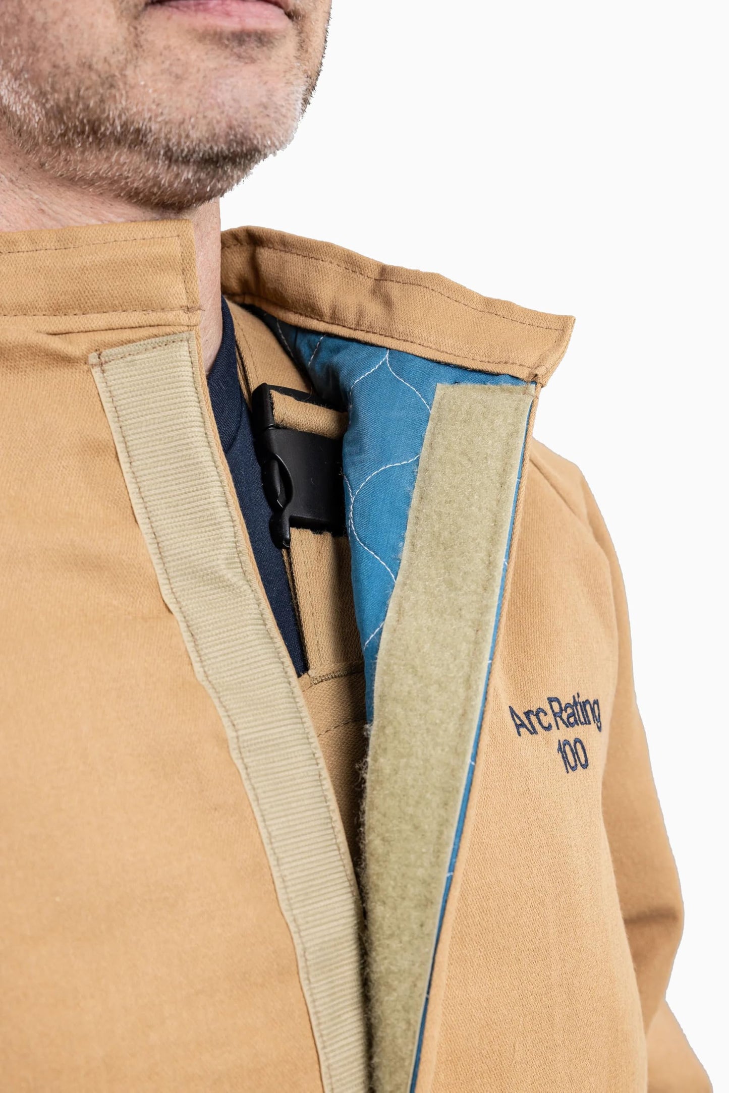 ArcGuard Arc Flash Short Coat – Kevlar/Nomex, Carmel Brown