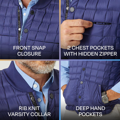 Journey Quilted Weighted Vest – Men’s