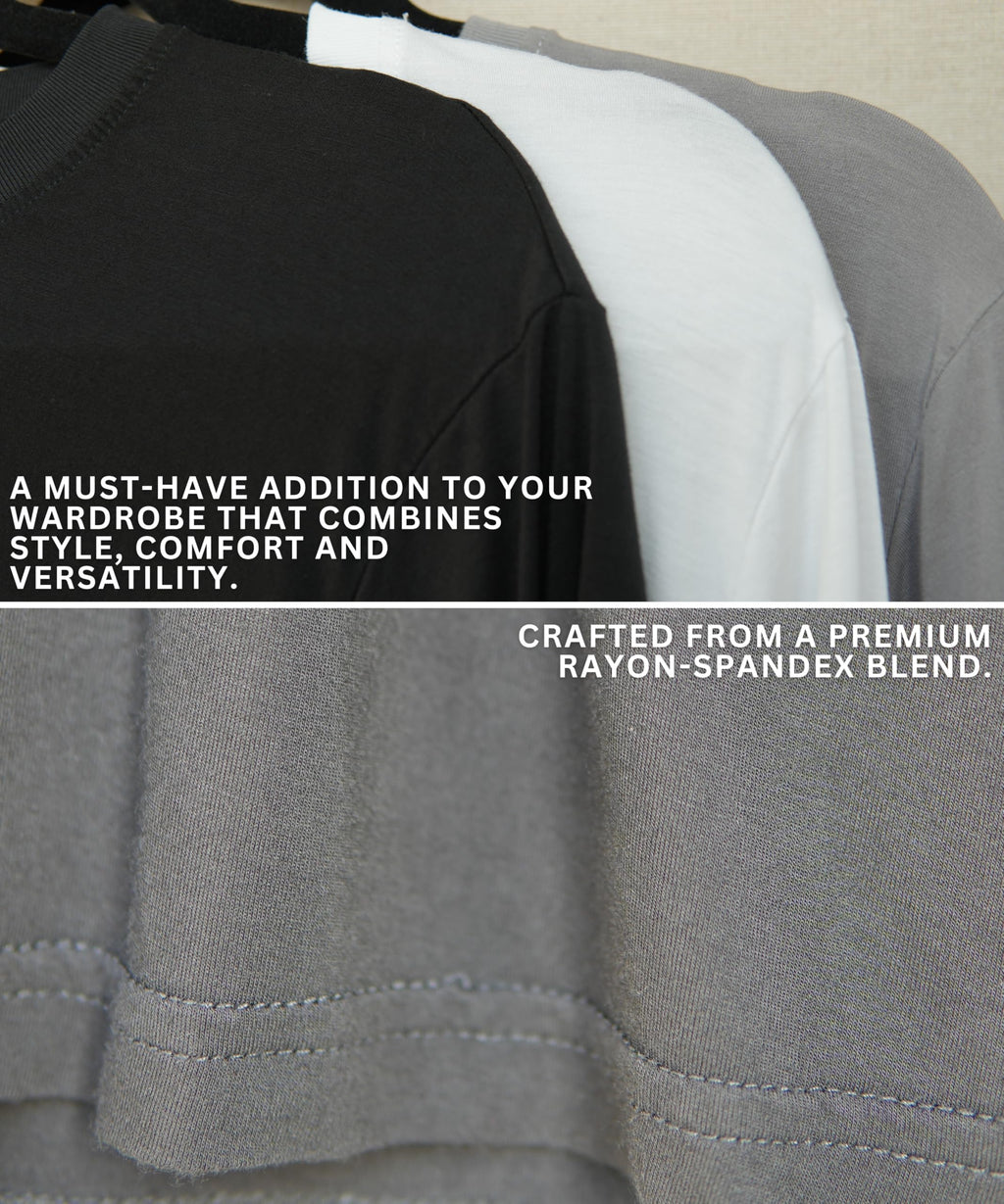Fitted Scoop Neck T-Shirt for Men